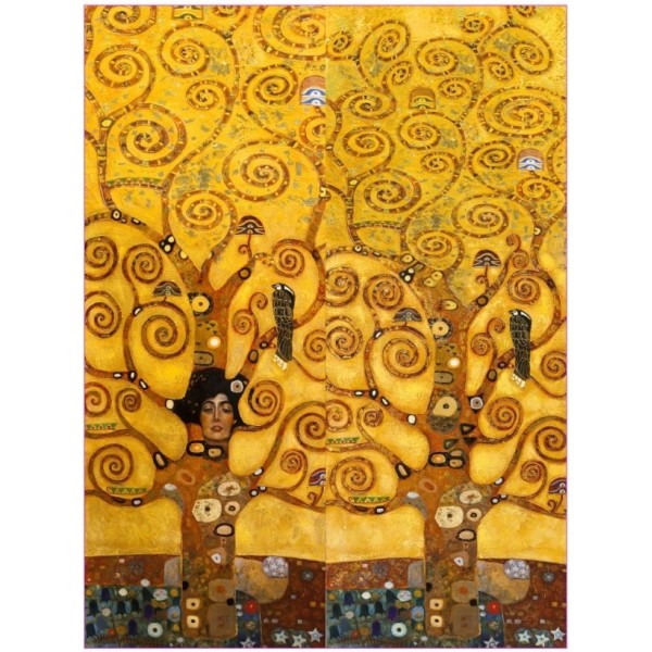 Panel 200 x 150 cm de Jersey de Algodón - Judit / Árbol de la Vida- Gustav Klimt