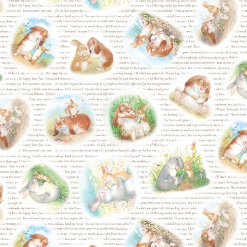 Tela Algodón Michael Miller - Patchwork Americano - Adivina Cuánto Te Quiero