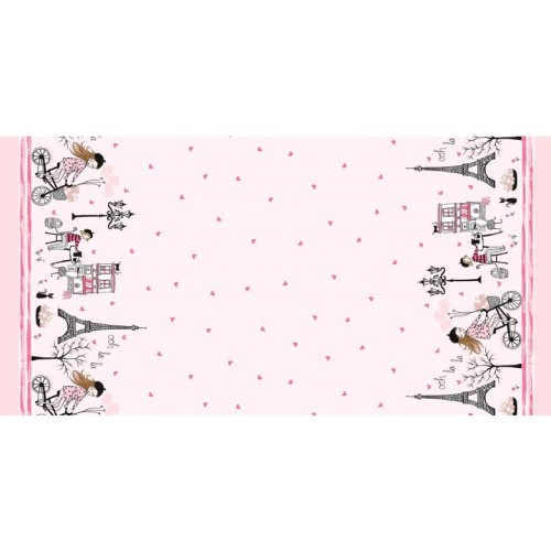 Tela Algodón Michael Miller - Patchwork Americano - Cenefa París