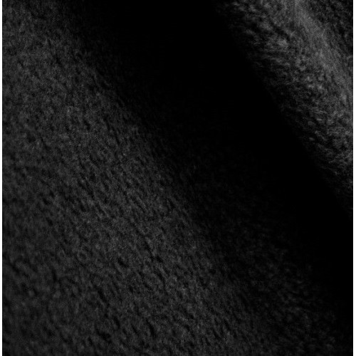 Tela de Forro Polar - liso - Negro
