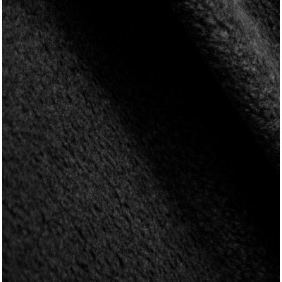 Tela de Forro Polar - liso - Negro