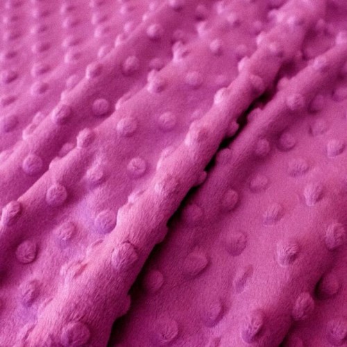 Tela de Minky - Rosa fucxia