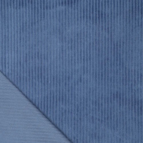 Tela Punto de Pana ancha - Azul 2