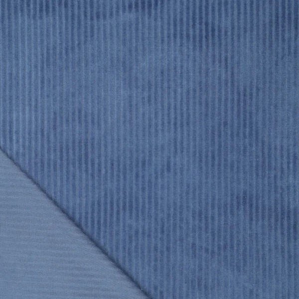 Tela Punto de Pana ancha - Azul