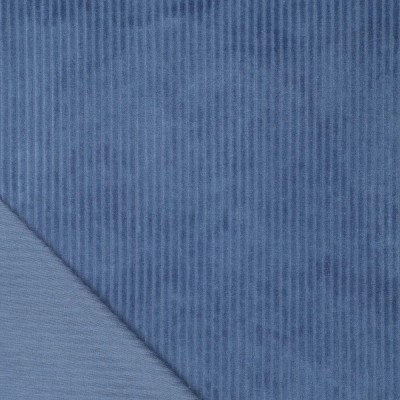 Tela Punto de Pana ancha - Azul