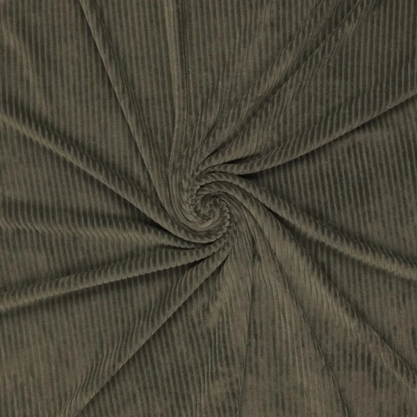 Tela Punto de Pana ancha - Verde Oliva