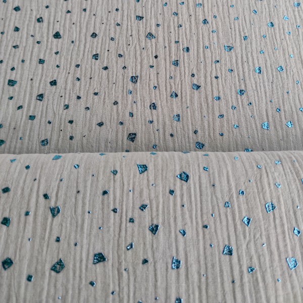 Doble Gasa Brillos - Mint Copos