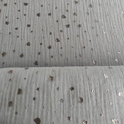 Doble Gasa Brillos - Gris Copos