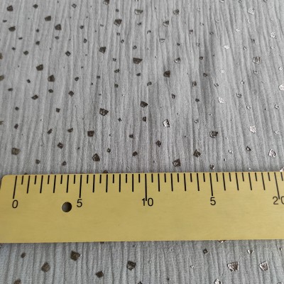 Doble Gasa Brillos - Gris Copos