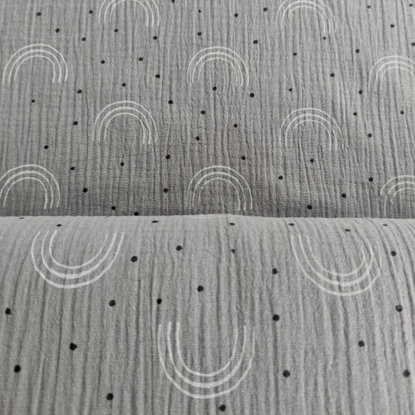 Doble Gasa - Arcoiris Gris