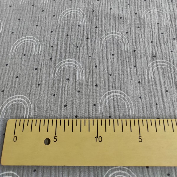 Doble Gasa - Arcoiris Gris