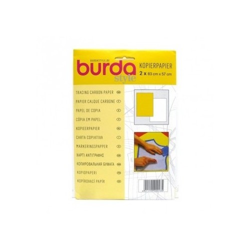 Papel Carbón Burda Style - blanco / amarillo