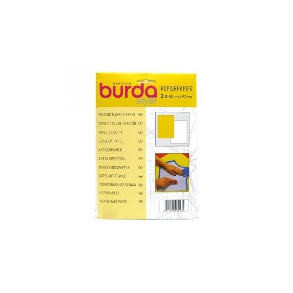 Papel Carbón Burda Style - blanco / amarillo