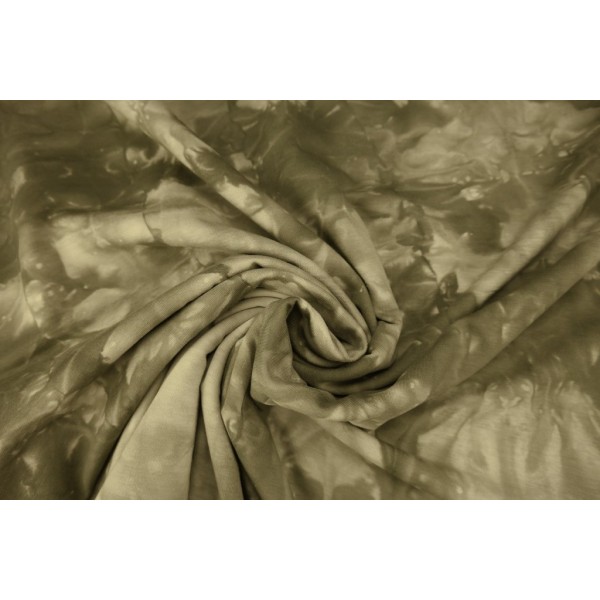 Punto de Sudadera afelpada - Tie-Dye - Verde