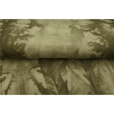 Punto de Sudadera afelpada - Tie-Dye - Verde